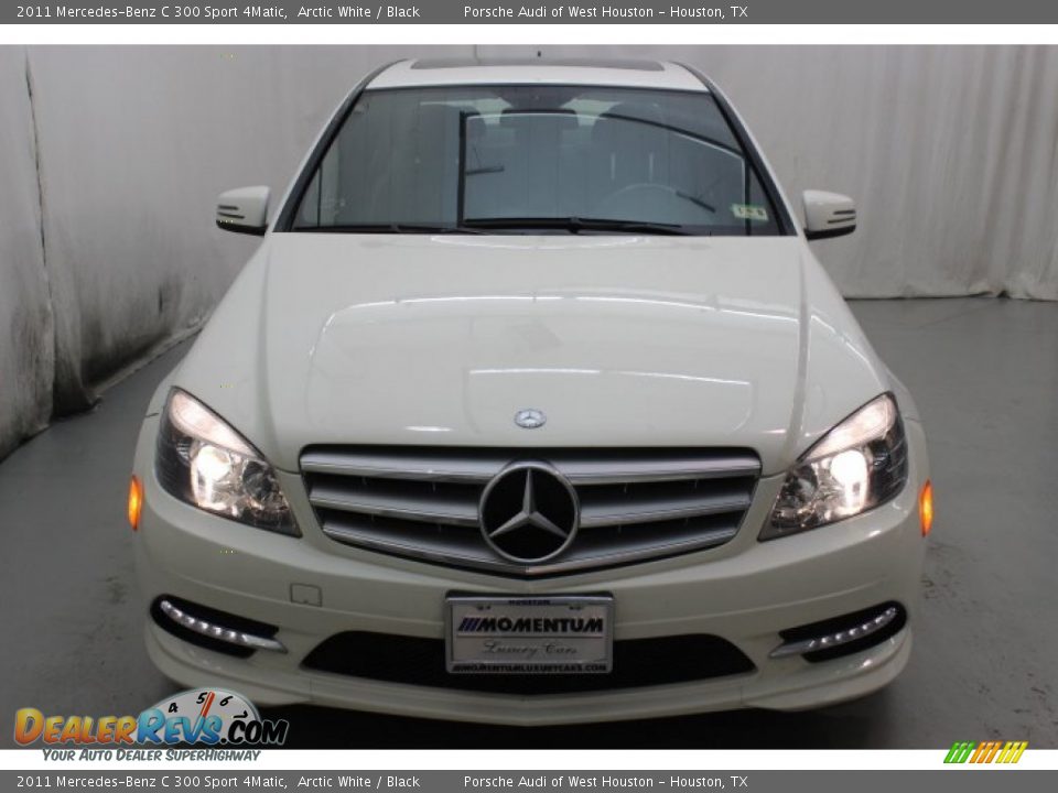 2011 Mercedes-Benz C 300 Sport 4Matic Arctic White / Black Photo #2