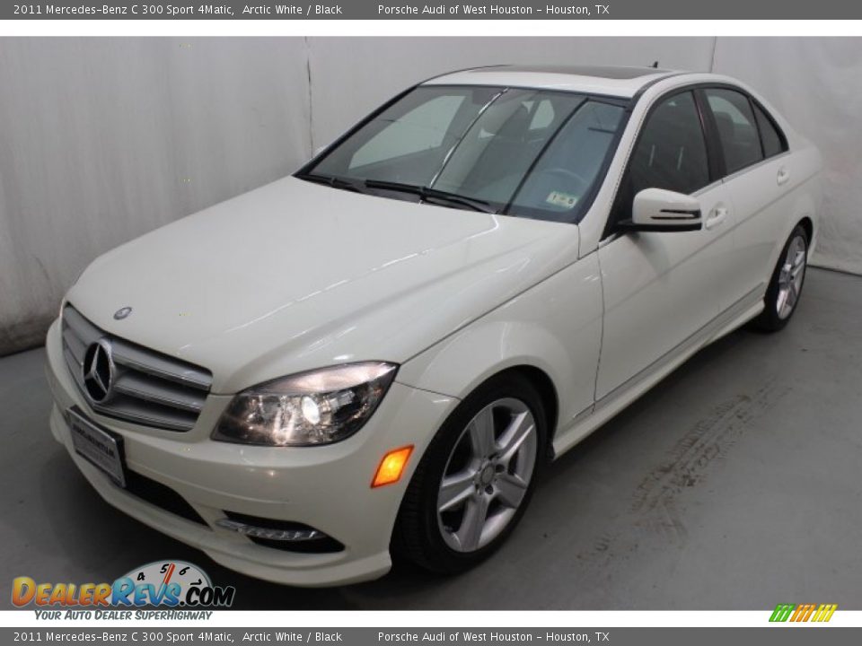 2011 Mercedes-Benz C 300 Sport 4Matic Arctic White / Black Photo #3