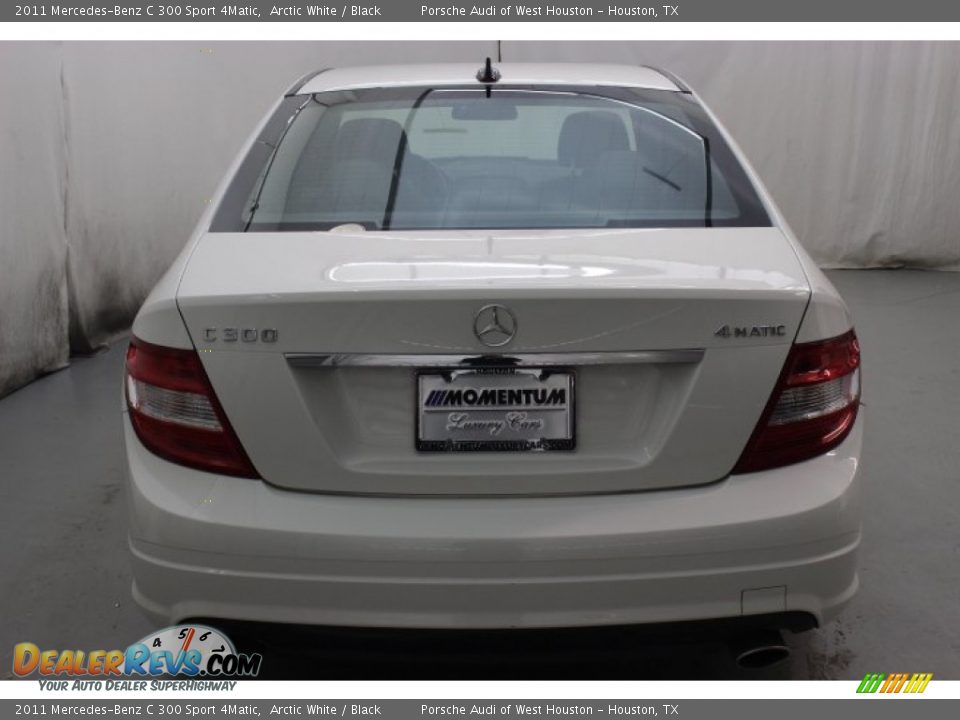 2011 Mercedes-Benz C 300 Sport 4Matic Arctic White / Black Photo #5