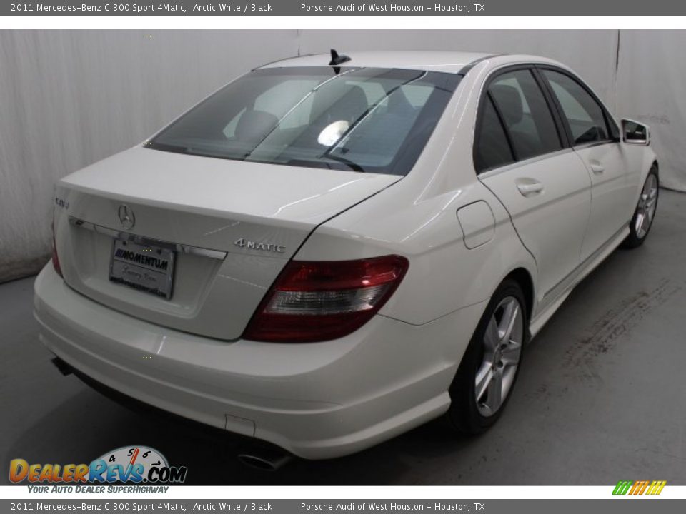 2011 Mercedes-Benz C 300 Sport 4Matic Arctic White / Black Photo #6
