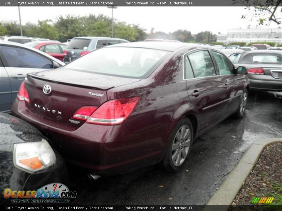 2005 Toyota Avalon Touring Cassis Red Pearl / Dark Charcoal Photo #3