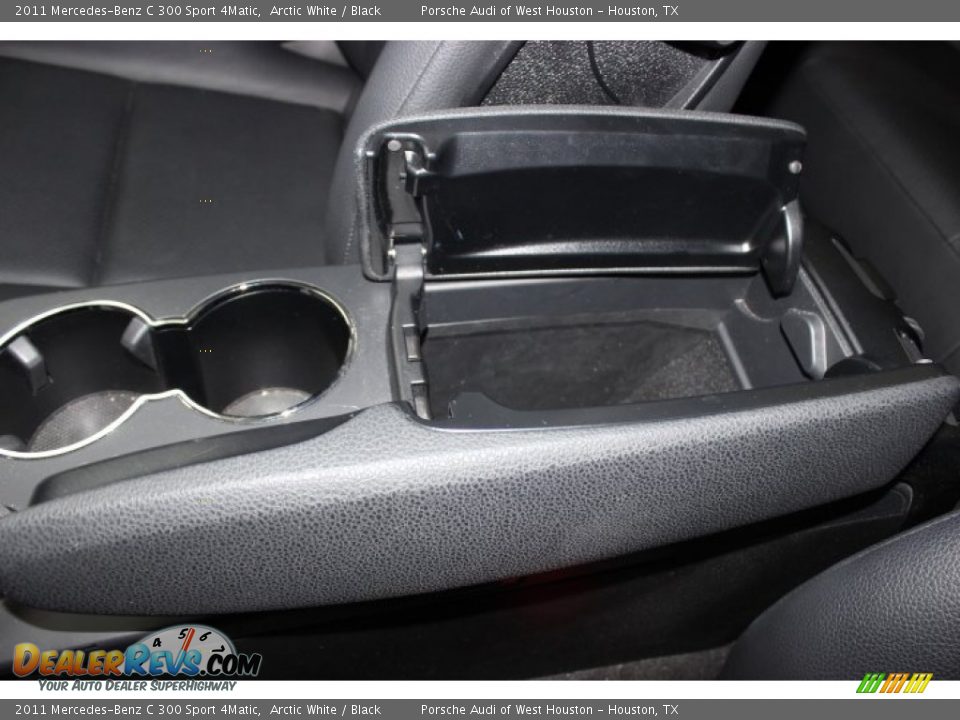 2011 Mercedes-Benz C 300 Sport 4Matic Arctic White / Black Photo #25