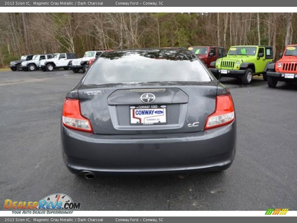 2013 Scion tC Magnetic Gray Metallic / Dark Charcoal Photo #6