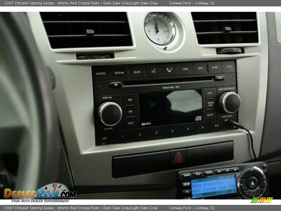 2007 Chrysler Sebring Sedan Inferno Red Crystal Pearl / Dark Slate Gray/Light Slate Gray Photo #25