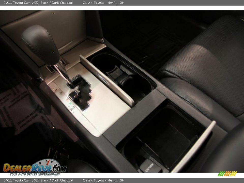 2011 Toyota Camry SE Black / Dark Charcoal Photo #12