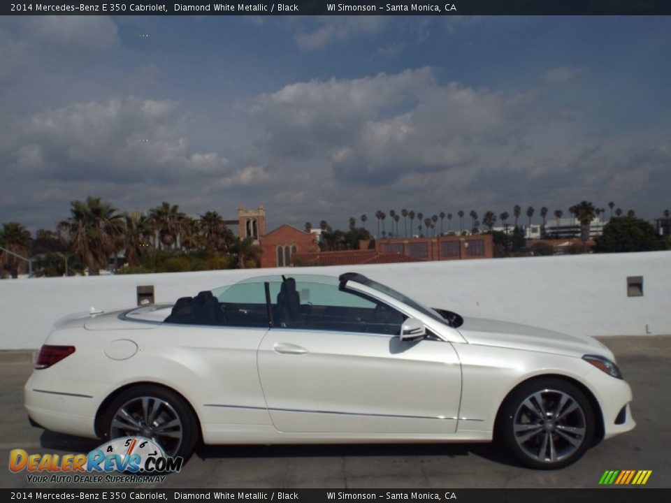 2014 Mercedes-Benz E 350 Cabriolet Diamond White Metallic / Black Photo #3