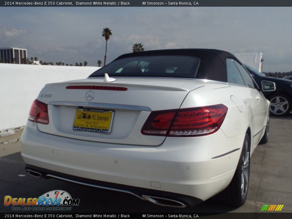 2014 Mercedes-Benz E 350 Cabriolet Diamond White Metallic / Black Photo #8