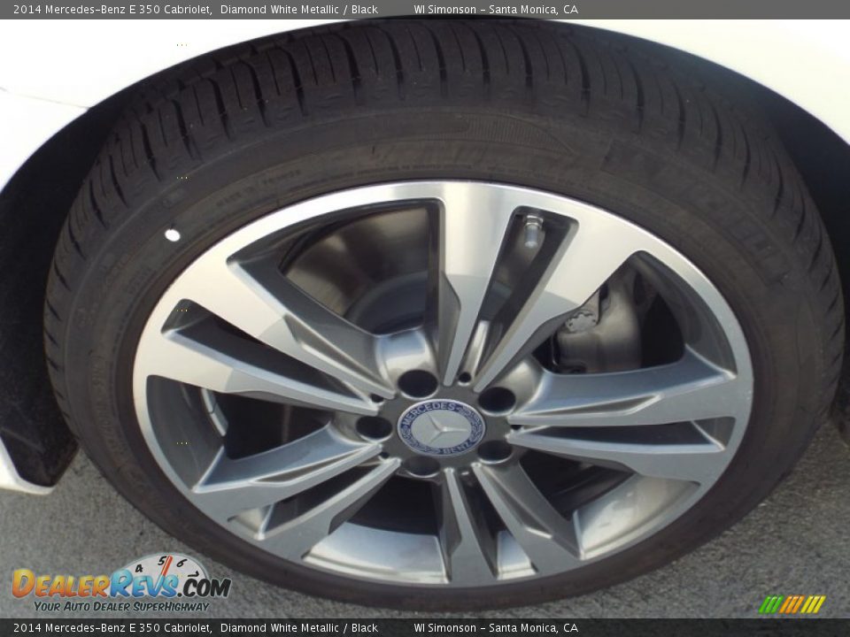 2014 Mercedes-Benz E 350 Cabriolet Diamond White Metallic / Black Photo #10