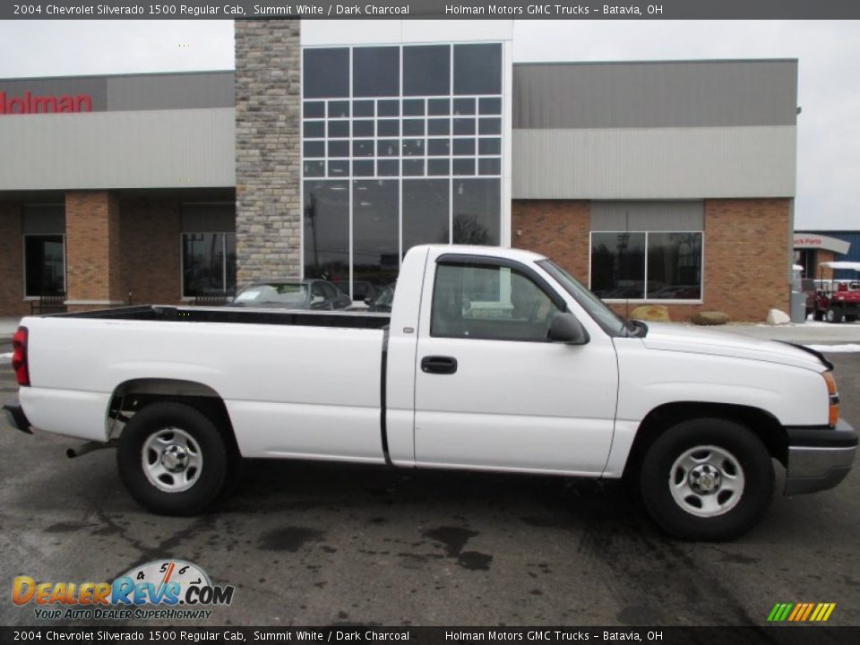 2004 Chevrolet Silverado 1500 Regular Cab Summit White / Dark Charcoal Photo #1