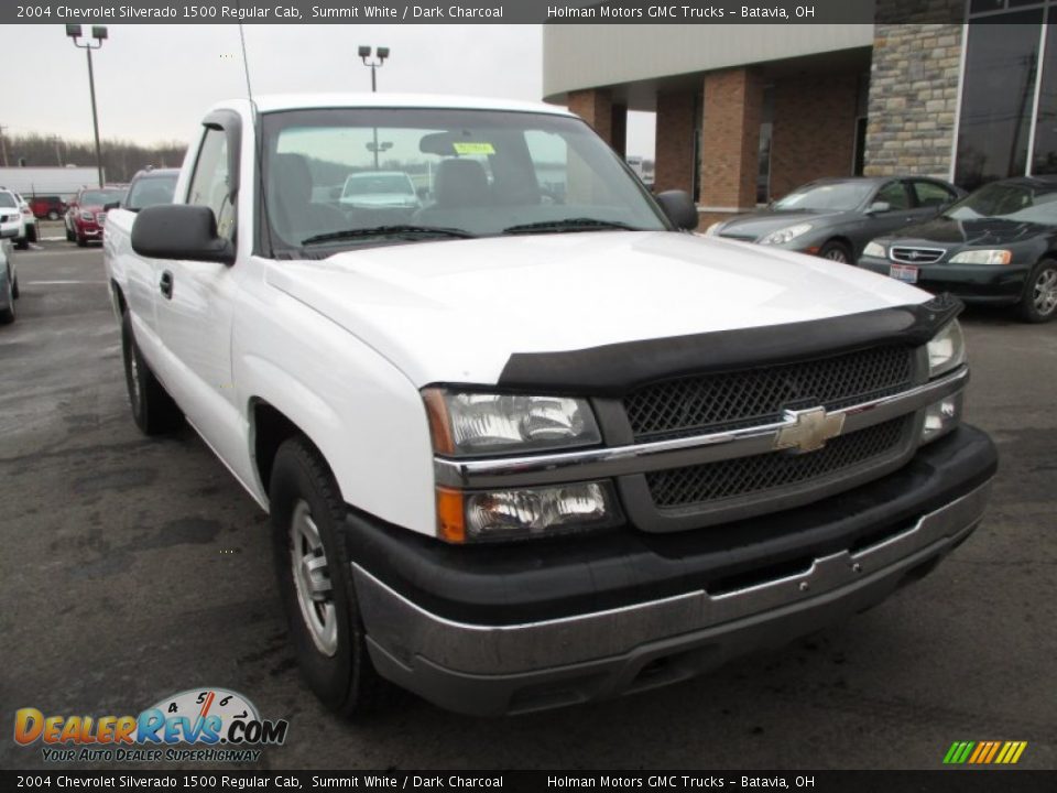 2004 Chevrolet Silverado 1500 Regular Cab Summit White / Dark Charcoal Photo #2