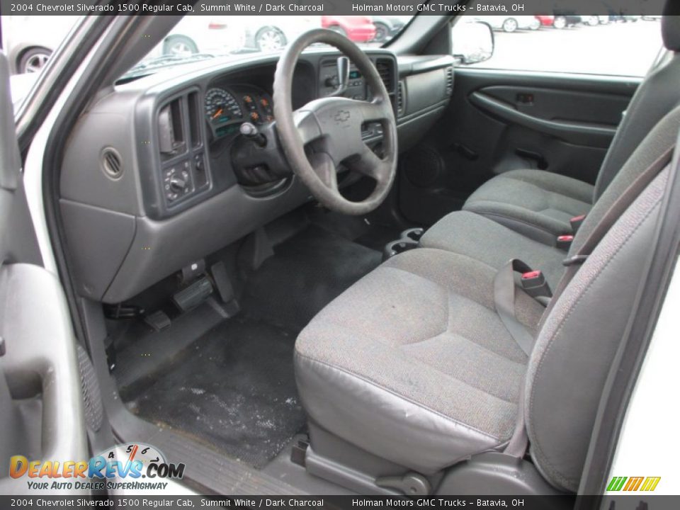 Dark Charcoal Interior - 2004 Chevrolet Silverado 1500 Regular Cab Photo #6