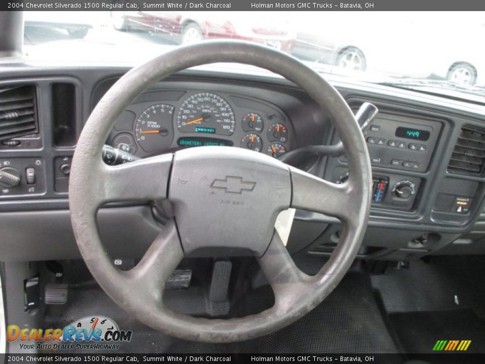 2004 Chevrolet Silverado 1500 Regular Cab Summit White / Dark Charcoal Photo #11