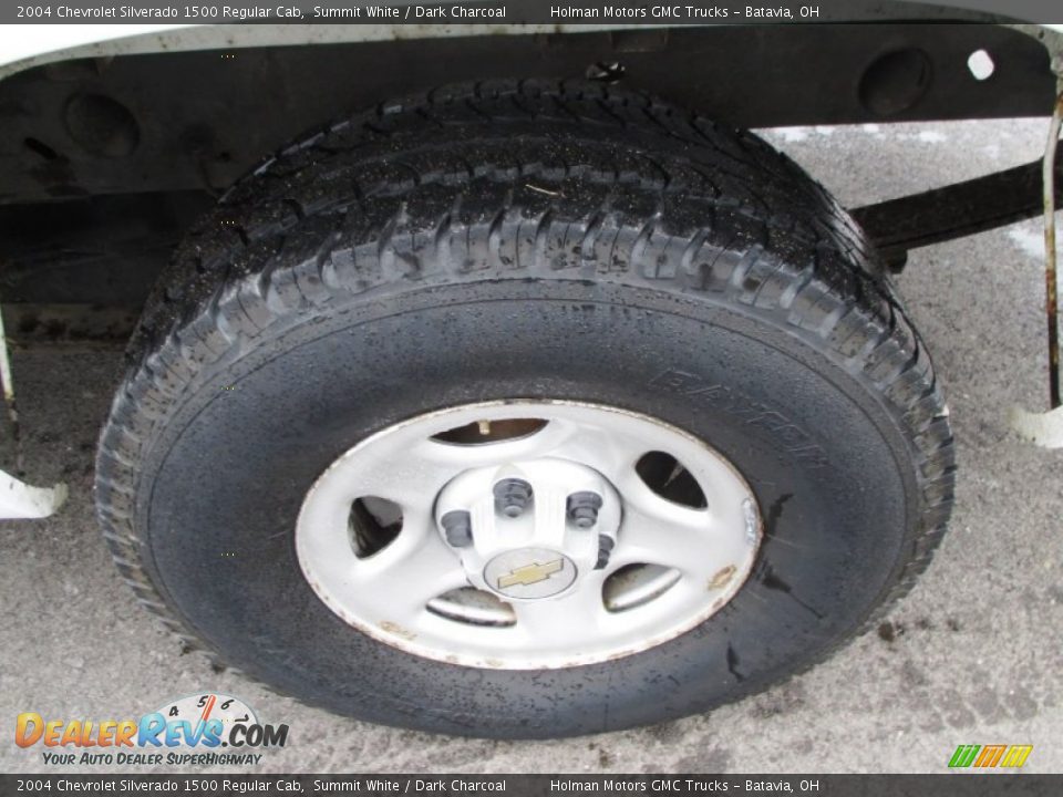 2004 Chevrolet Silverado 1500 Regular Cab Summit White / Dark Charcoal Photo #12