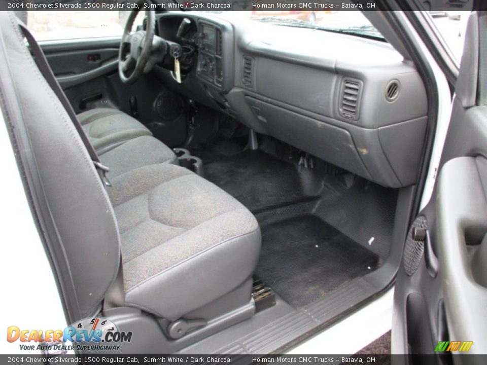 2004 Chevrolet Silverado 1500 Regular Cab Summit White / Dark Charcoal Photo #16
