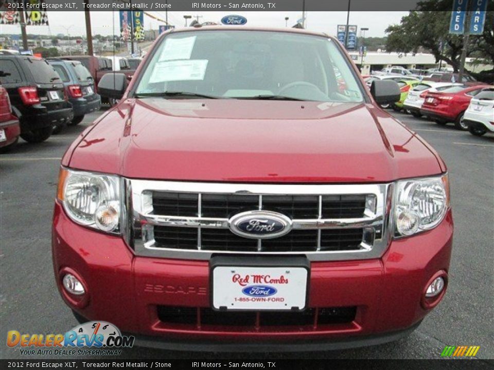2012 Ford Escape XLT Toreador Red Metallic / Stone Photo #2