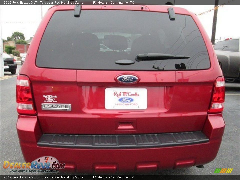 2012 Ford Escape XLT Toreador Red Metallic / Stone Photo #5