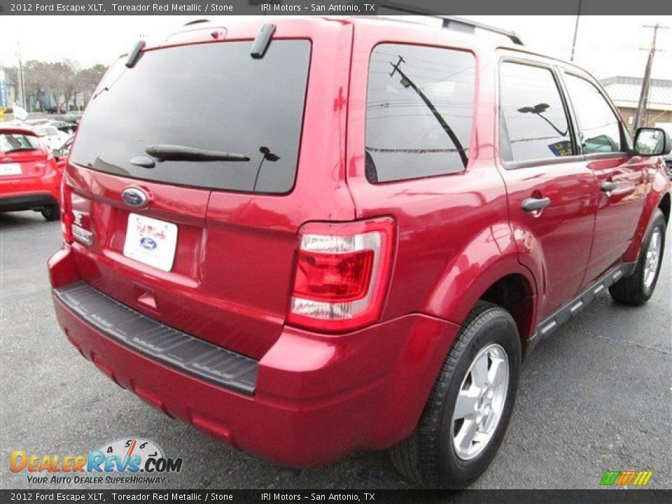 2012 Ford Escape XLT Toreador Red Metallic / Stone Photo #7