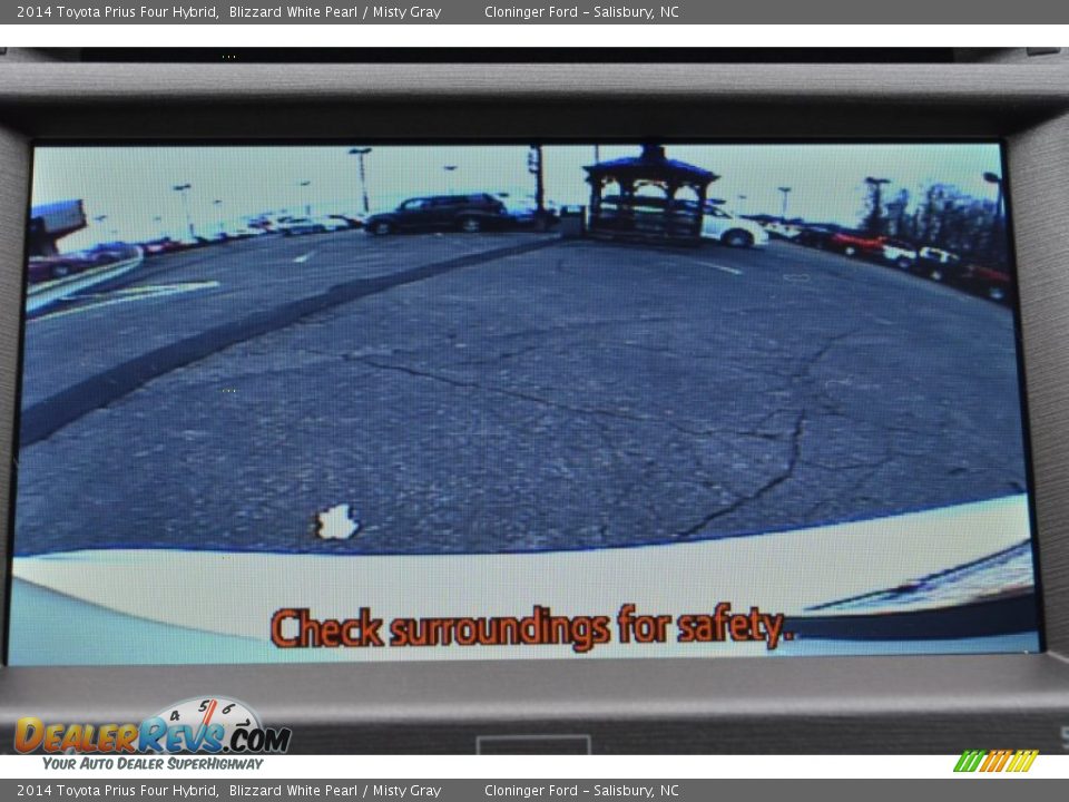 2014 Toyota Prius Four Hybrid Blizzard White Pearl / Misty Gray Photo #14