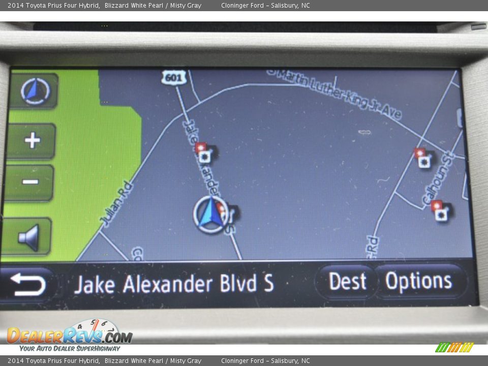 2014 Toyota Prius Four Hybrid Blizzard White Pearl / Misty Gray Photo #15