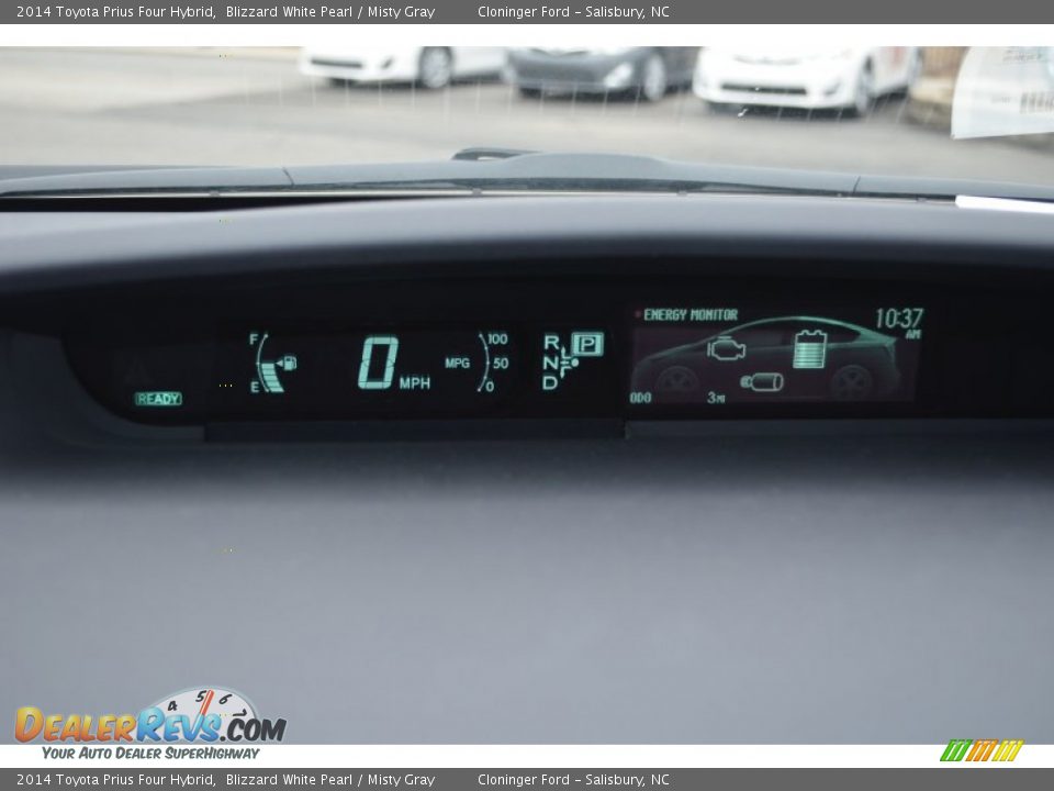 2014 Toyota Prius Four Hybrid Blizzard White Pearl / Misty Gray Photo #22