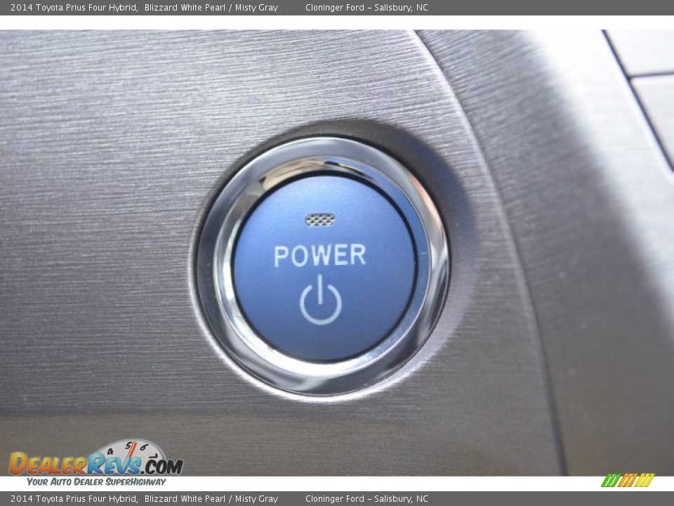 2014 Toyota Prius Four Hybrid Blizzard White Pearl / Misty Gray Photo #25