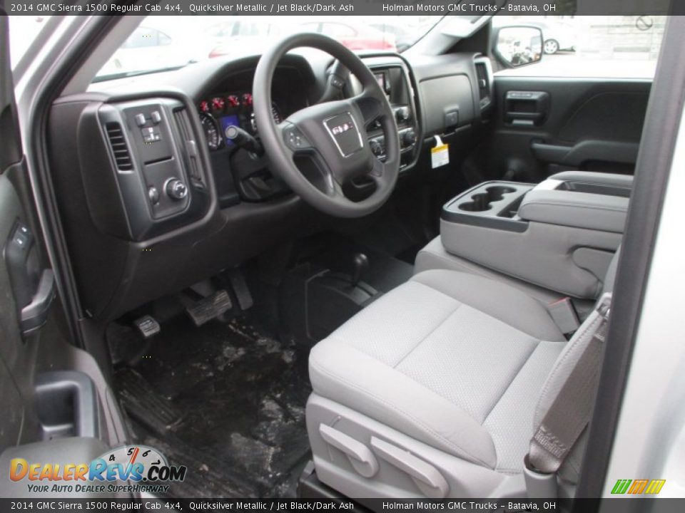 Jet Black/Dark Ash Interior - 2014 GMC Sierra 1500 Regular Cab 4x4 Photo #6