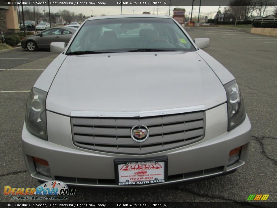 2004 Cadillac CTS Sedan Light Platinum / Light Gray/Ebony Photo #12