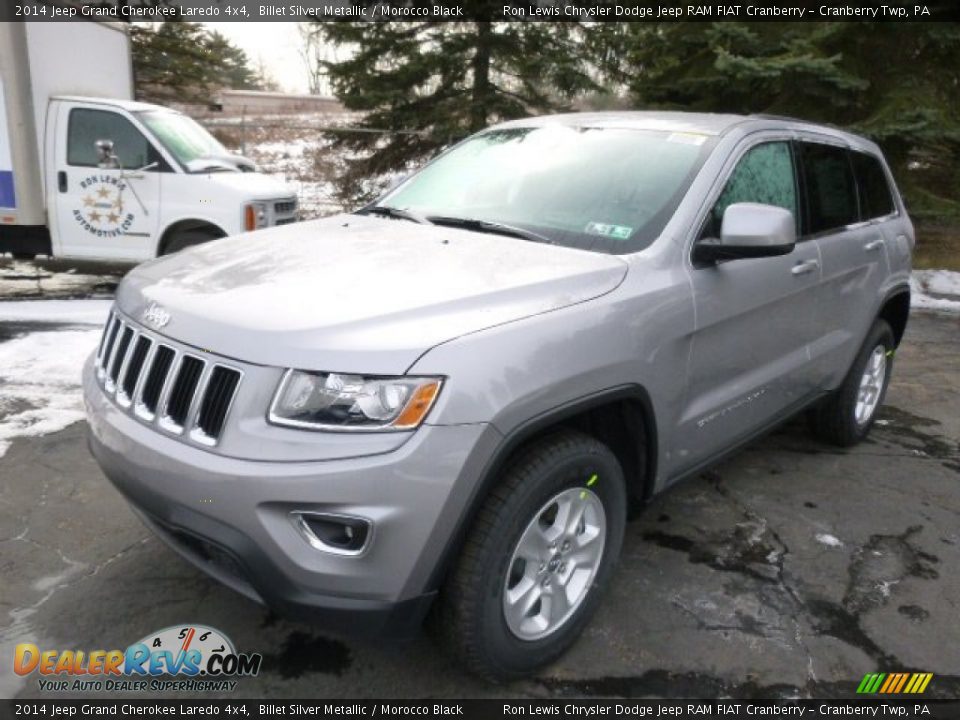 2014 Jeep Grand Cherokee Laredo 4x4 Billet Silver Metallic / Morocco Black Photo #2
