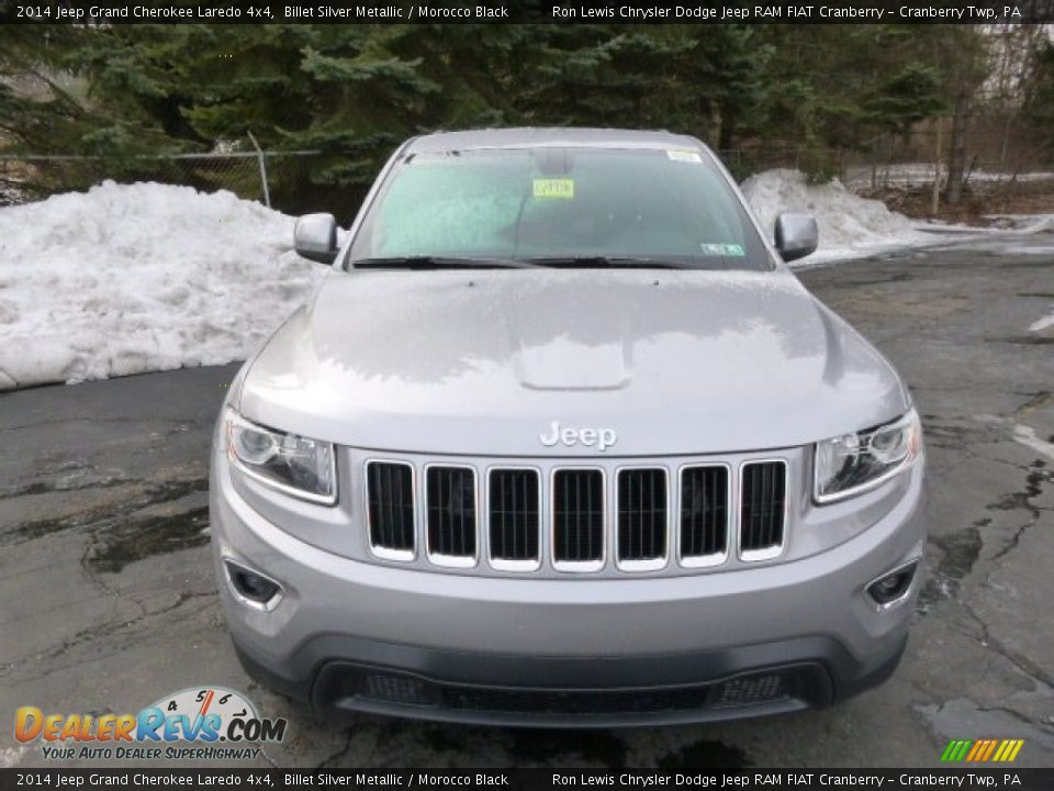 2014 Jeep Grand Cherokee Laredo 4x4 Billet Silver Metallic / Morocco Black Photo #3