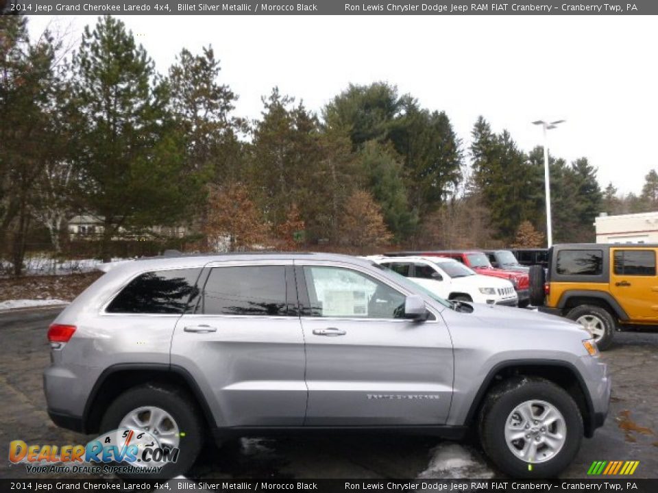 2014 Jeep Grand Cherokee Laredo 4x4 Billet Silver Metallic / Morocco Black Photo #5