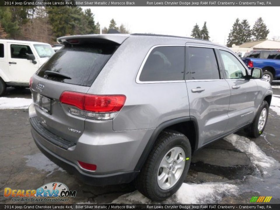 2014 Jeep Grand Cherokee Laredo 4x4 Billet Silver Metallic / Morocco Black Photo #6