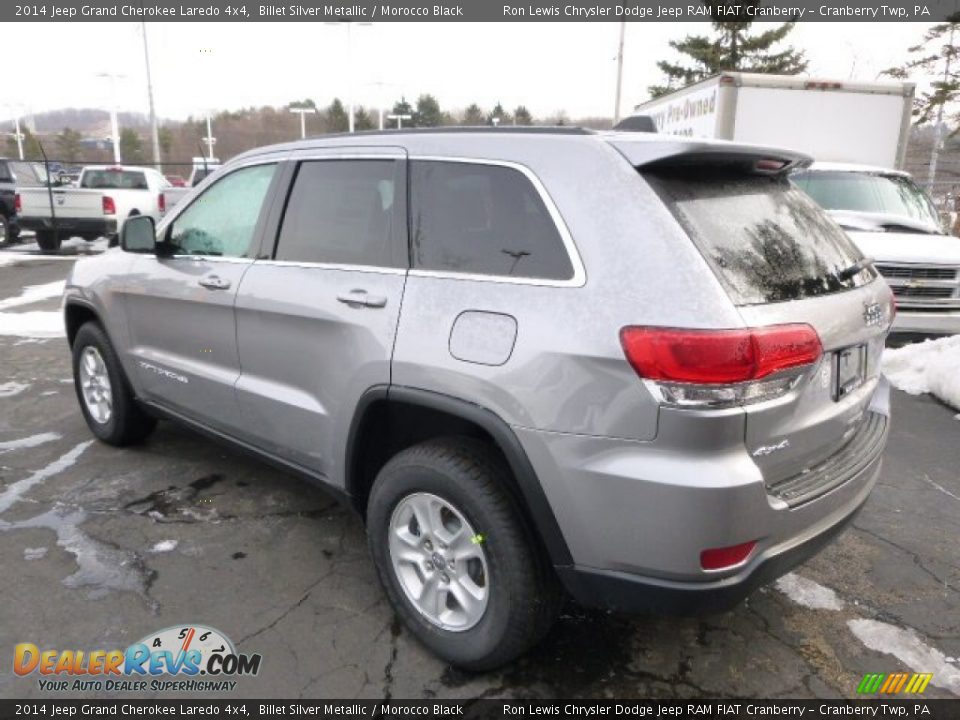 2014 Jeep Grand Cherokee Laredo 4x4 Billet Silver Metallic / Morocco Black Photo #8