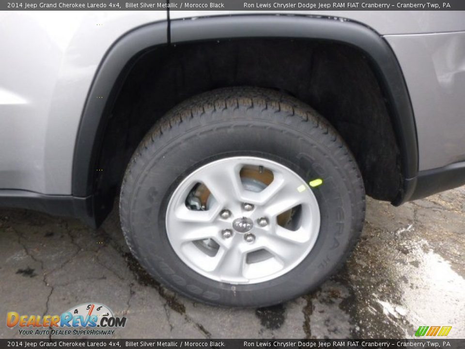 2014 Jeep Grand Cherokee Laredo 4x4 Billet Silver Metallic / Morocco Black Photo #9
