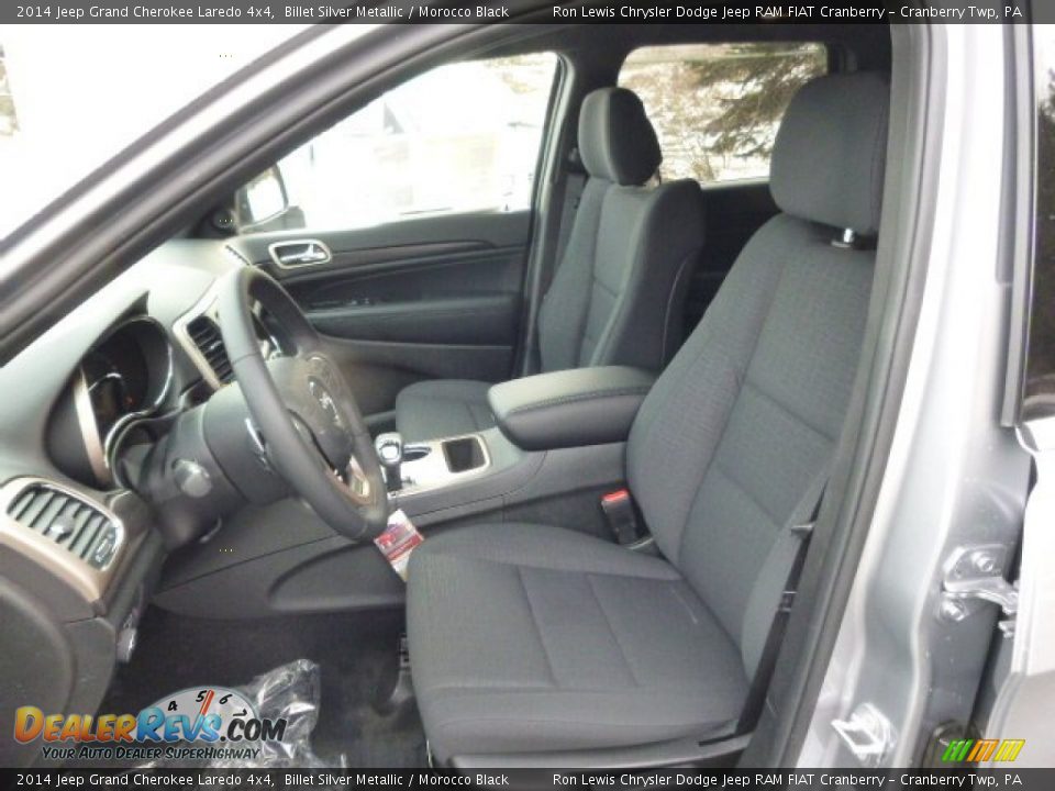 2014 Jeep Grand Cherokee Laredo 4x4 Billet Silver Metallic / Morocco Black Photo #10