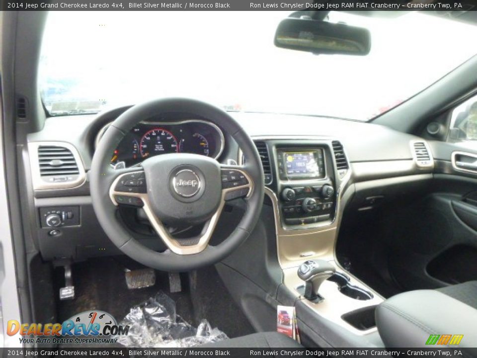 2014 Jeep Grand Cherokee Laredo 4x4 Billet Silver Metallic / Morocco Black Photo #14