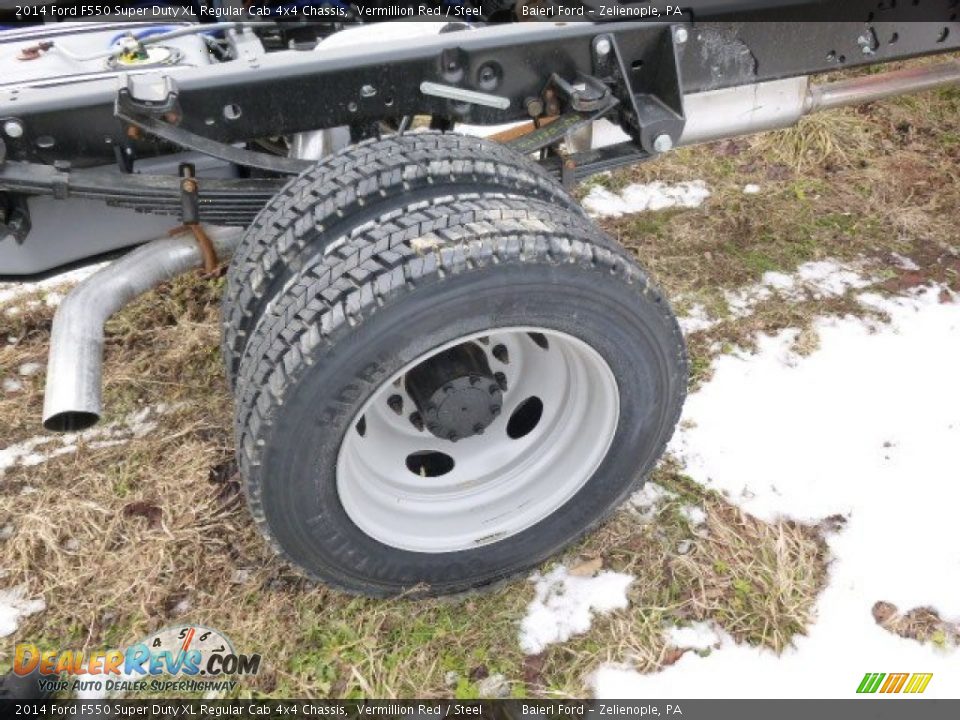 2014 Ford F550 Super Duty XL Regular Cab 4x4 Chassis Wheel Photo #9