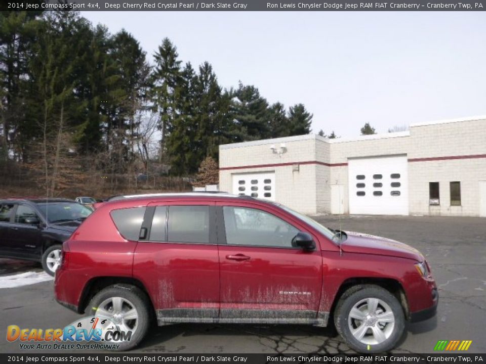 2014 Jeep Compass Sport 4x4 Deep Cherry Red Crystal Pearl / Dark Slate Gray Photo #5