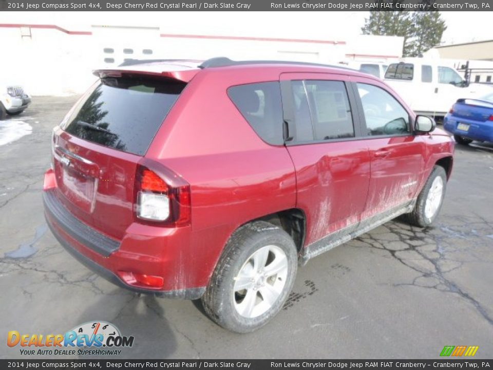 2014 Jeep Compass Sport 4x4 Deep Cherry Red Crystal Pearl / Dark Slate Gray Photo #6