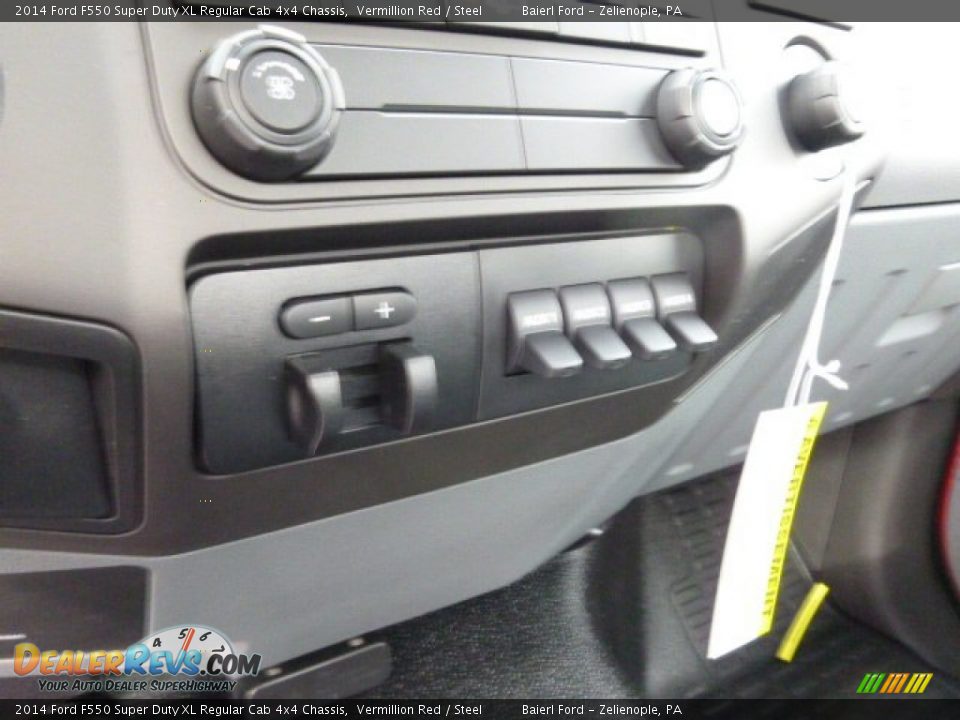 Controls of 2014 Ford F550 Super Duty XL Regular Cab 4x4 Chassis Photo #16