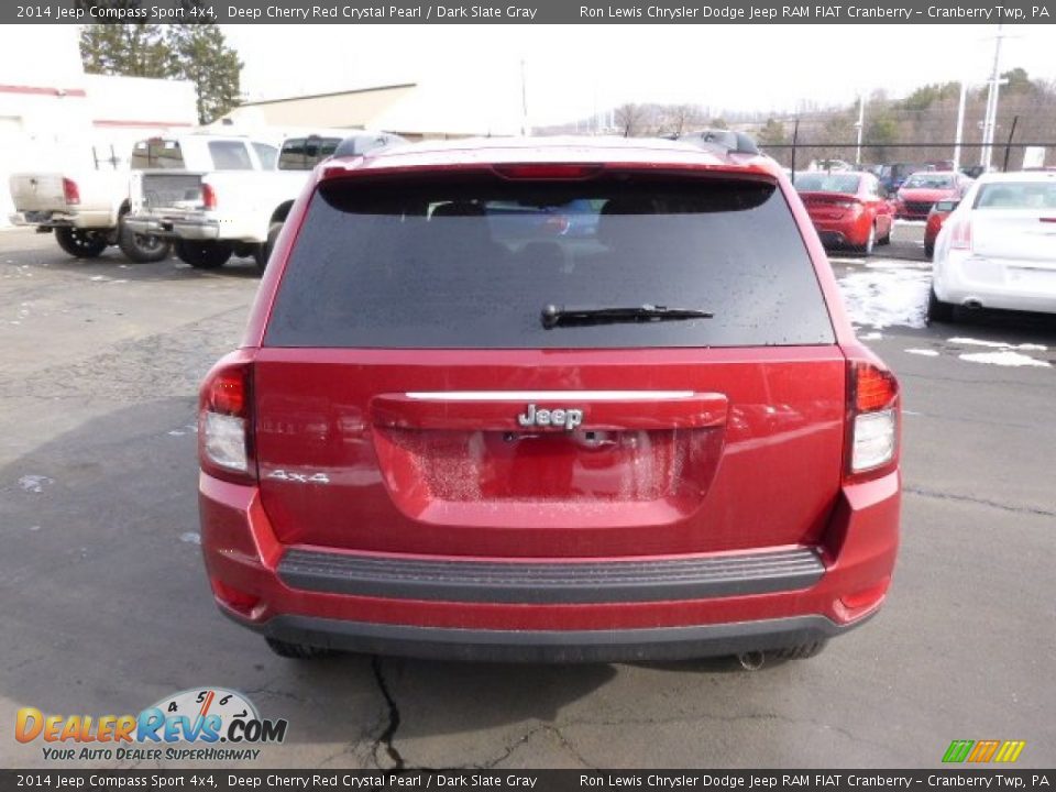 2014 Jeep Compass Sport 4x4 Deep Cherry Red Crystal Pearl / Dark Slate Gray Photo #7