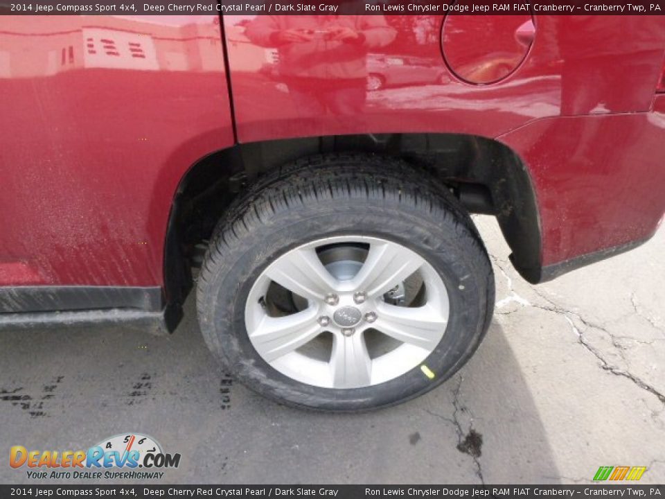 2014 Jeep Compass Sport 4x4 Deep Cherry Red Crystal Pearl / Dark Slate Gray Photo #9