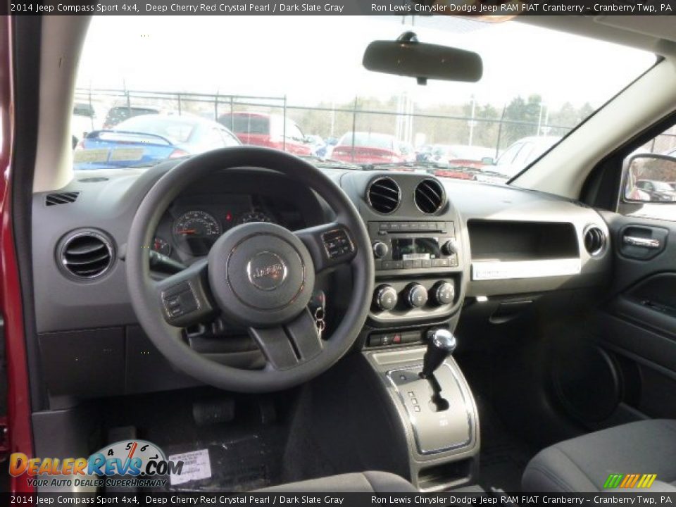2014 Jeep Compass Sport 4x4 Deep Cherry Red Crystal Pearl / Dark Slate Gray Photo #14