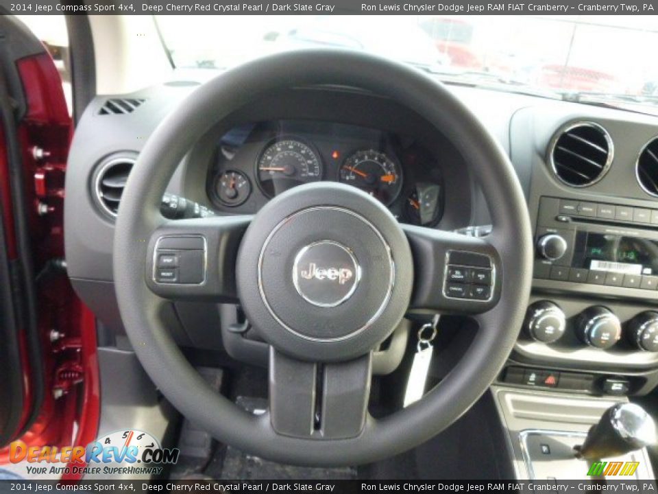 2014 Jeep Compass Sport 4x4 Deep Cherry Red Crystal Pearl / Dark Slate Gray Photo #19