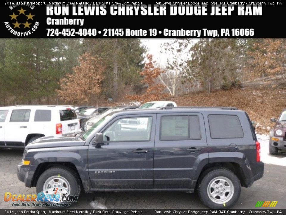 2014 Jeep Patriot Sport Maximum Steel Metallic / Dark Slate Gray/Light Pebble Photo #1