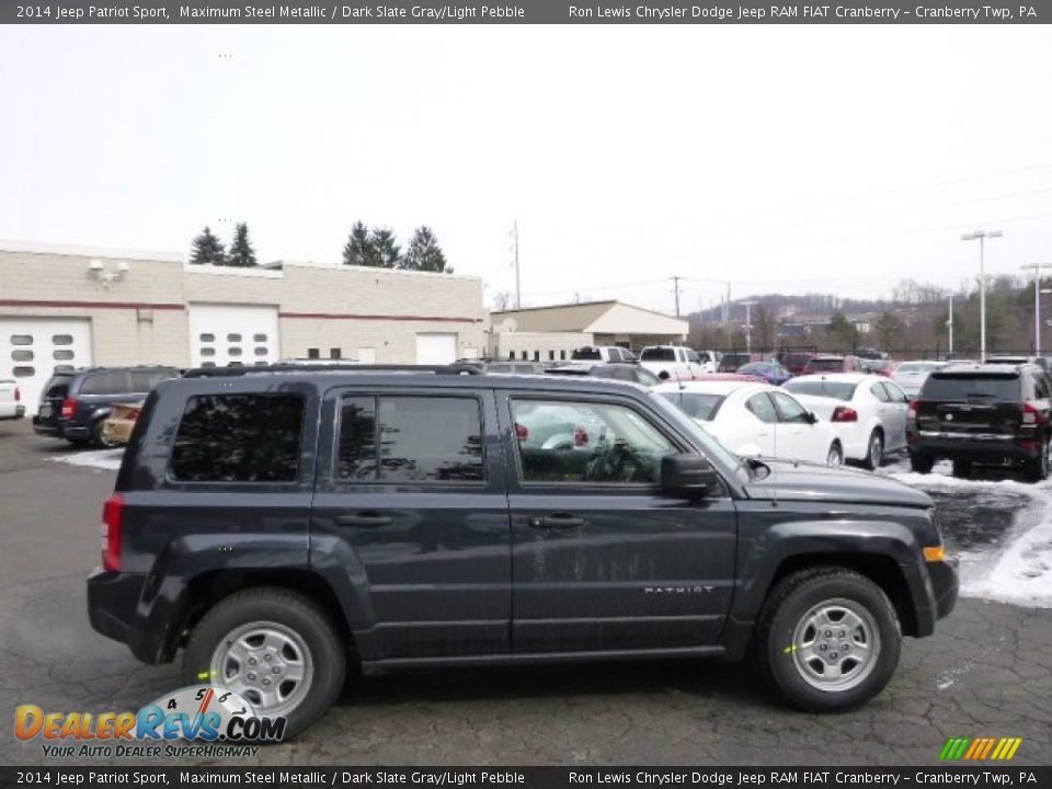 2014 Jeep Patriot Sport Maximum Steel Metallic / Dark Slate Gray/Light Pebble Photo #5