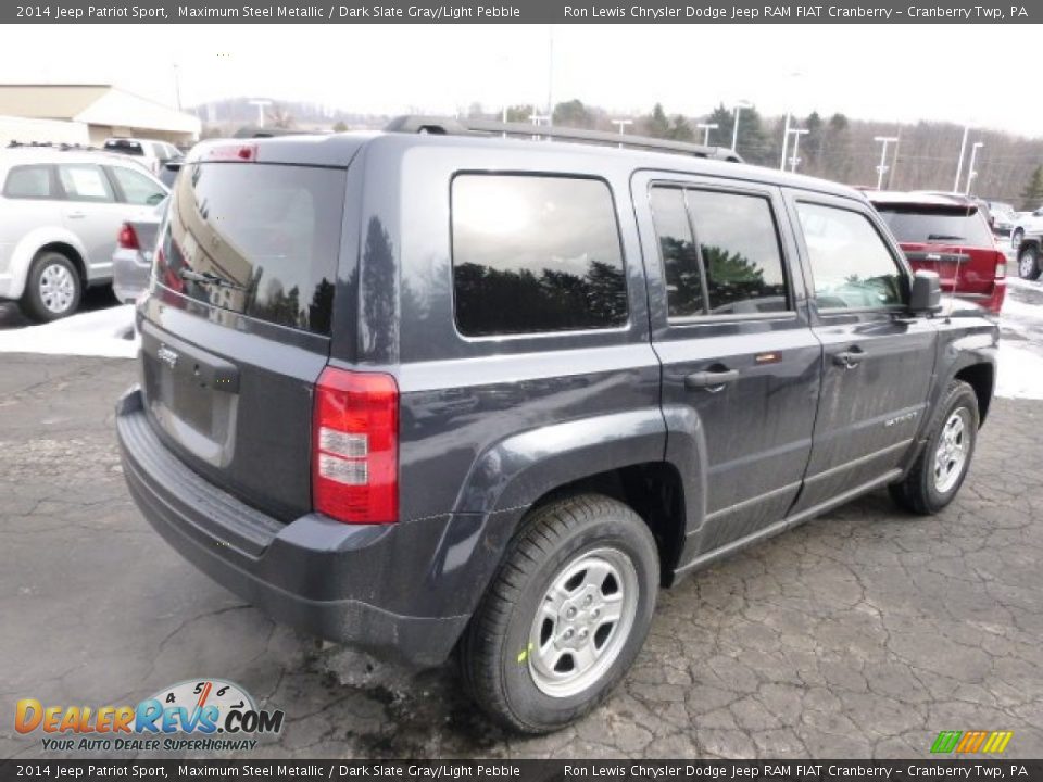 2014 Jeep Patriot Sport Maximum Steel Metallic / Dark Slate Gray/Light Pebble Photo #6