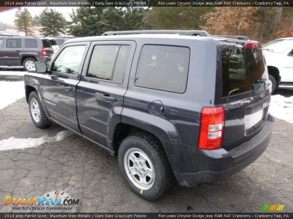 2014 Jeep Patriot Sport Maximum Steel Metallic / Dark Slate Gray/Light Pebble Photo #8