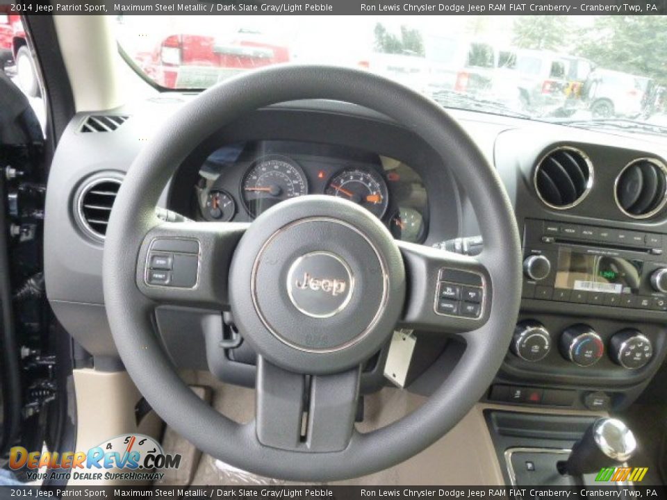 2014 Jeep Patriot Sport Maximum Steel Metallic / Dark Slate Gray/Light Pebble Photo #18
