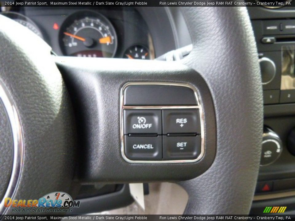 2014 Jeep Patriot Sport Maximum Steel Metallic / Dark Slate Gray/Light Pebble Photo #19