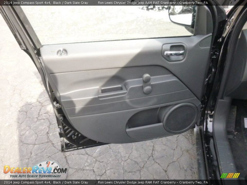 2014 Jeep Compass Sport 4x4 Black / Dark Slate Gray Photo #11